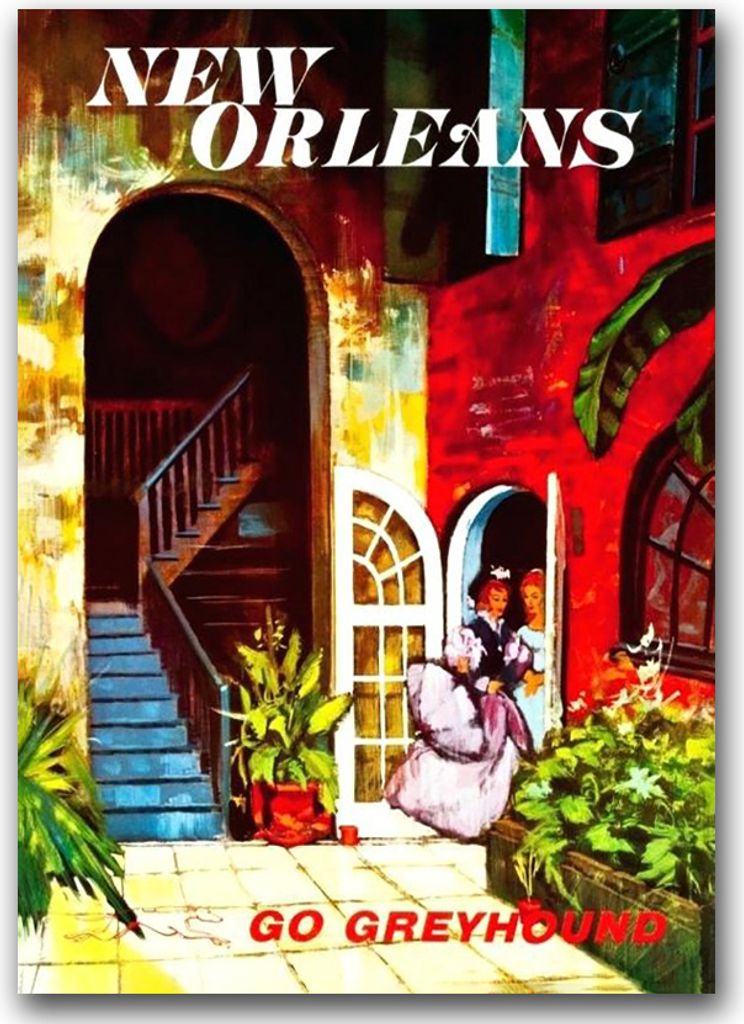 Poster - Canvas - Leinwand - 59,4 cm x 84,1 cm - Fotoposter - Leinwandkunst - New Orleans