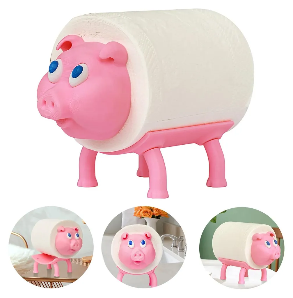 Support de rangement papier cuisine et WC mobile pour petit espace