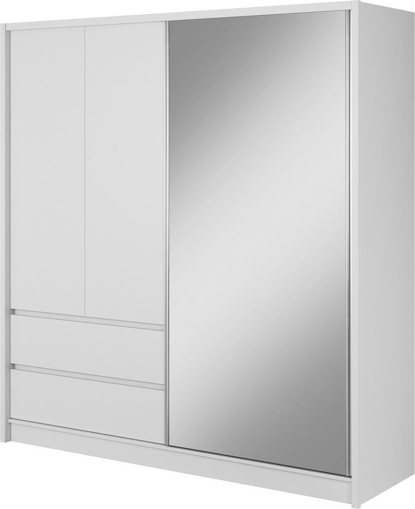 Furniture24 Kleiderschrank SARA 200 cm Schrank 2 Drehtüren Produktbild 