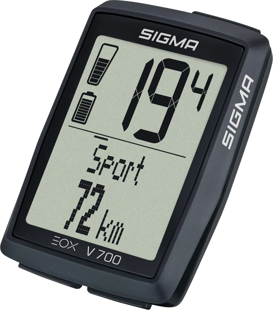 Sigma EOX VIEW 700 Ordinateur VAE avec écran LCD haute lisibilité noir - 3
