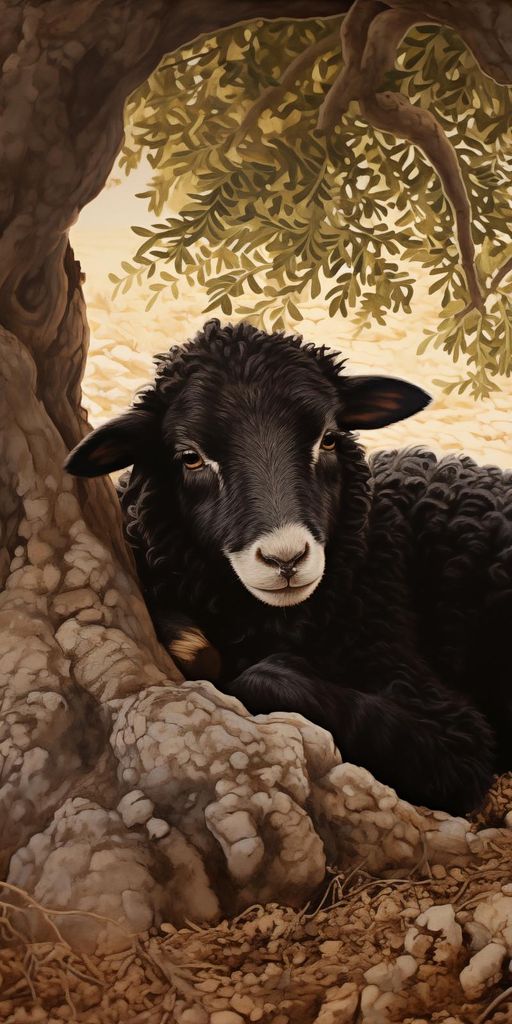 Plakat 50x100cm Ruhe in der Dunkelheit