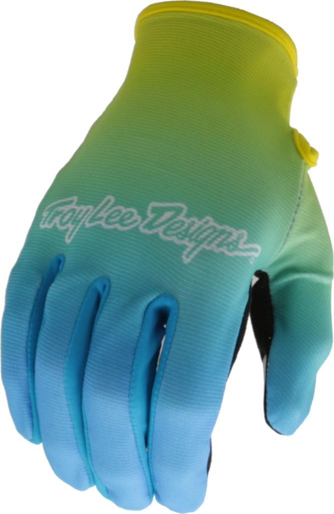 Troy Lee Designs Herren Handschuhe Flowline , Faze - Blau Gelb, S