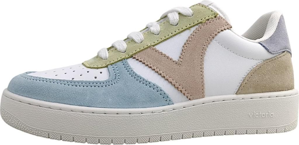 Victoria Damenschuhe sportlicher Schnürer Weiß Freizeit, Schuhgröße:42 EU