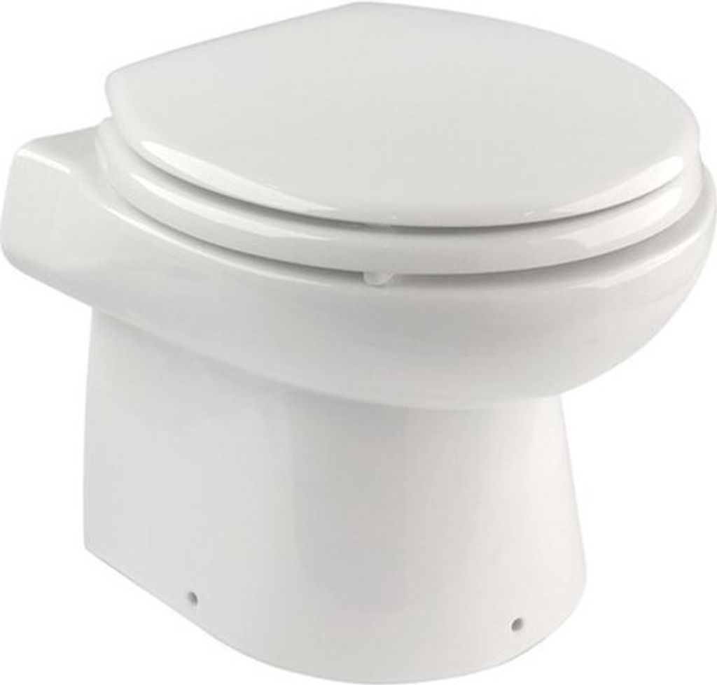 Vetus Bordtoilette SMTO2S 24V mit leisem Zerkleinerer, Edelstahlklingen und geringem Wasserverbrauch