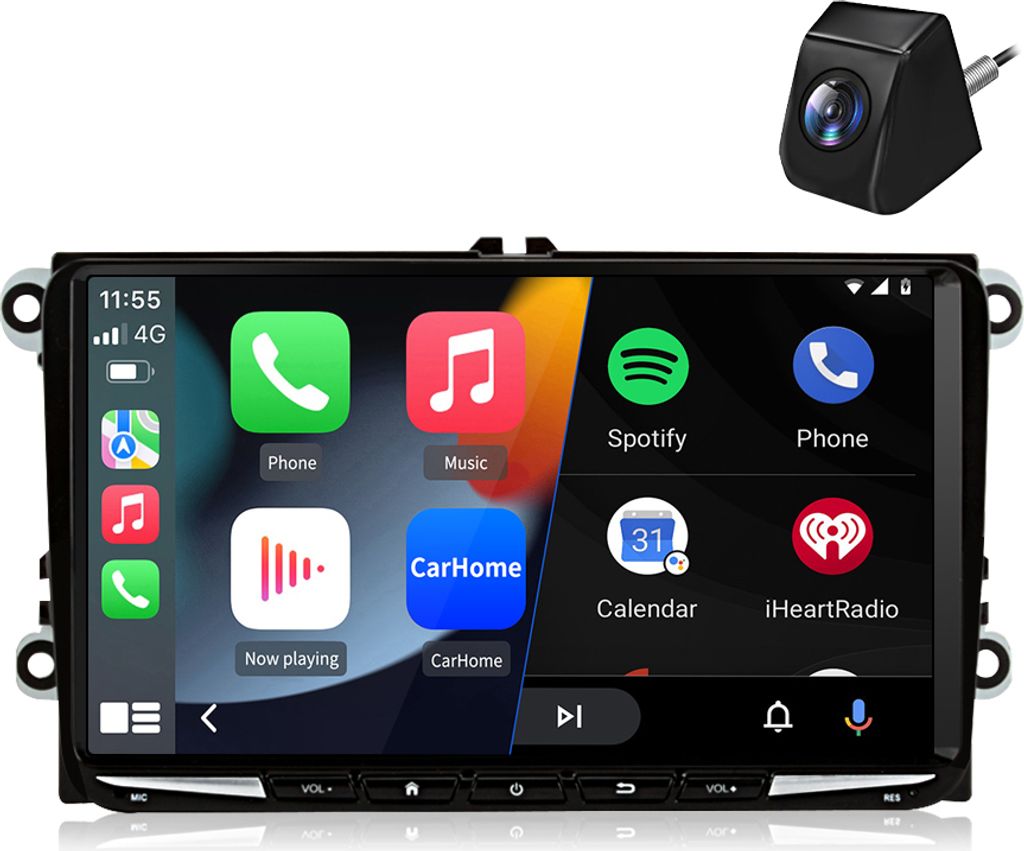 4+64G Android 13 Carplay Radio samochodowe GPS Navi WIFI 4G Zdjęcie produktu 
