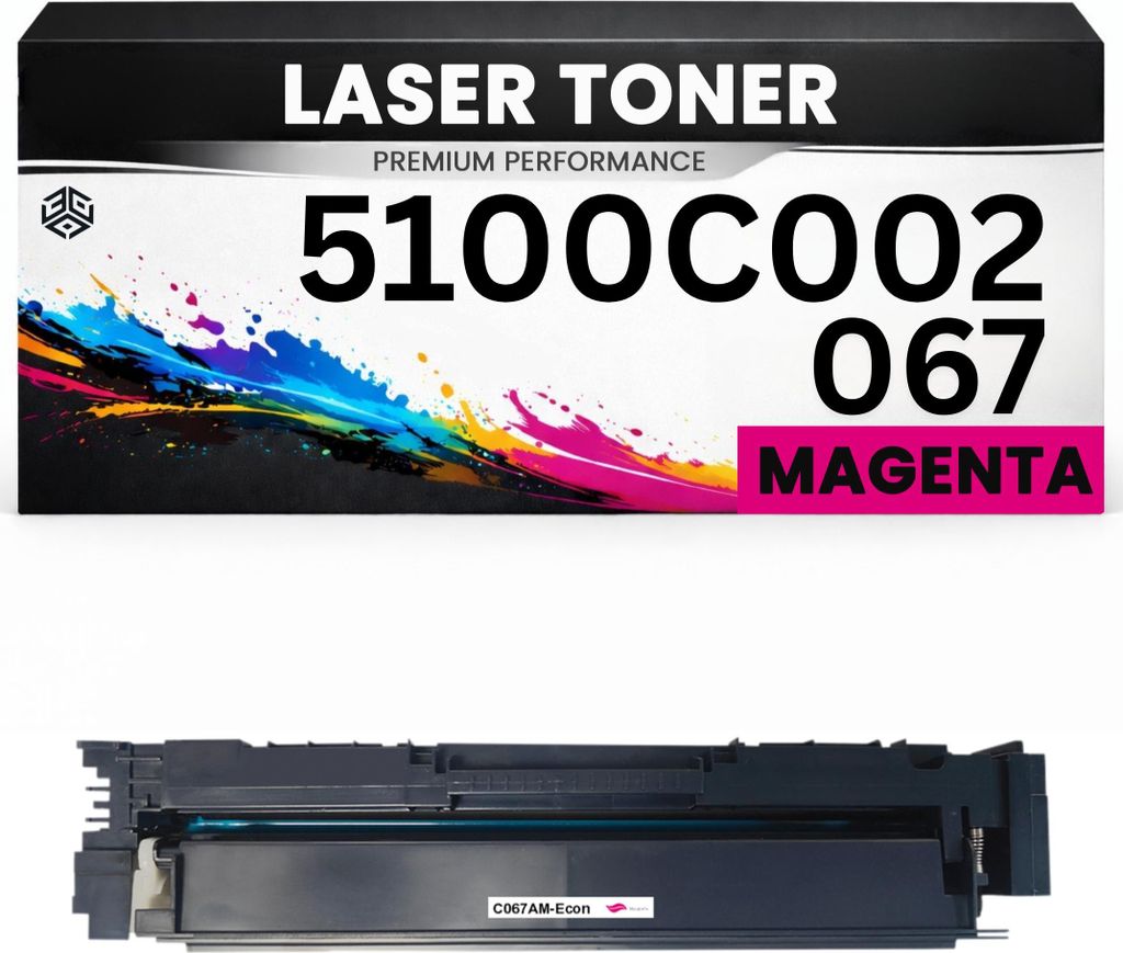 Toner Cartridge 067 / 5100C002 Magenta für Canon Premium Alternative imageClass LBP633Cdw/632Cdw/631Cw MF651Cw/653Cdw/654Cdw/655Cdw LBP632Cdw