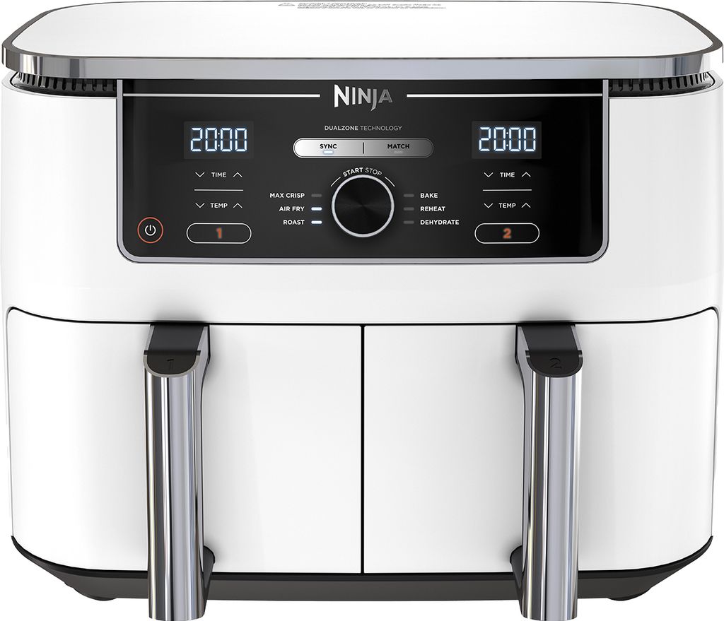Ninja AF400EUWH Foodi Dual Heißluftfritteuse weiß, 2470 Produktbild 