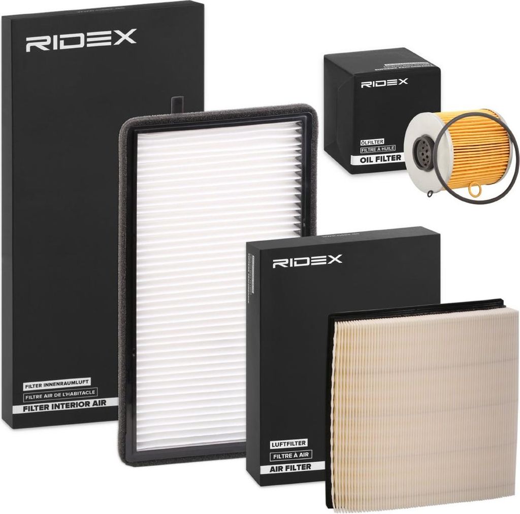 RIDEX Filterset Inspektionspaket Filtersatz für BMW 3 Limousine (E36) 3 Coupe (E36) 3 Compact (E36) 3 Cabrio (E36) 3 Touring (E36)