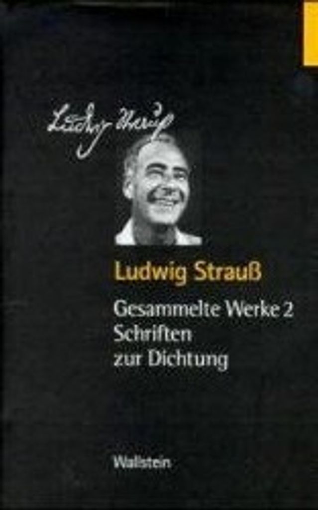 Schriften zur Dichtung