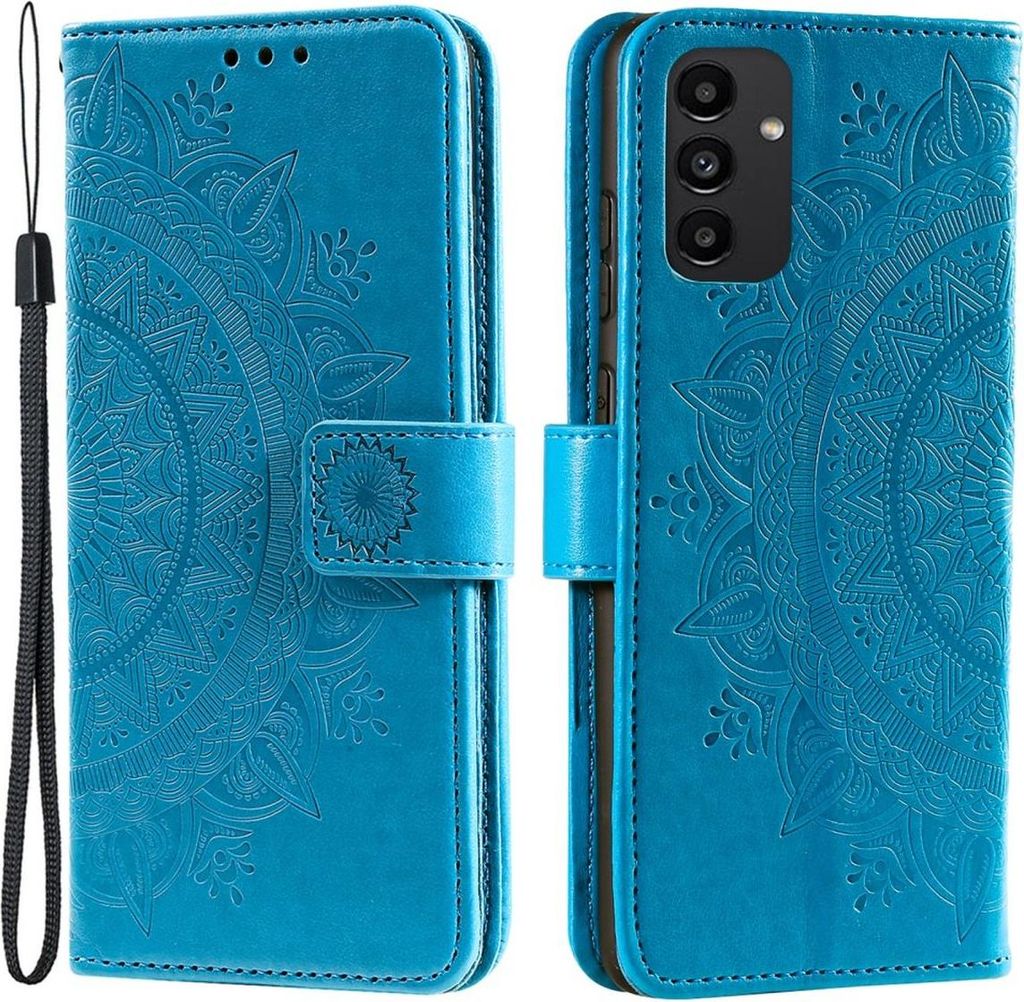 Hülle für Samsung Galaxy A13 4G Handyhülle Flip Case Cover Schutzhülle Mandala