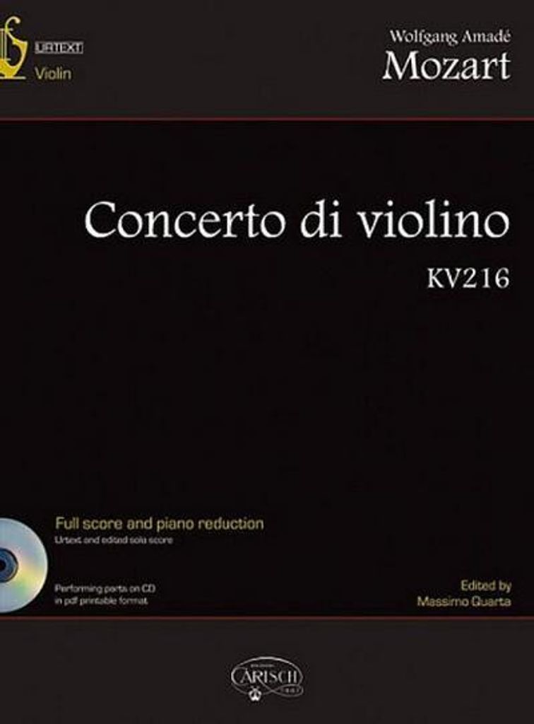 Concerto in g Major vor violin and orchestra(+CD) for violin and piano (with full score)