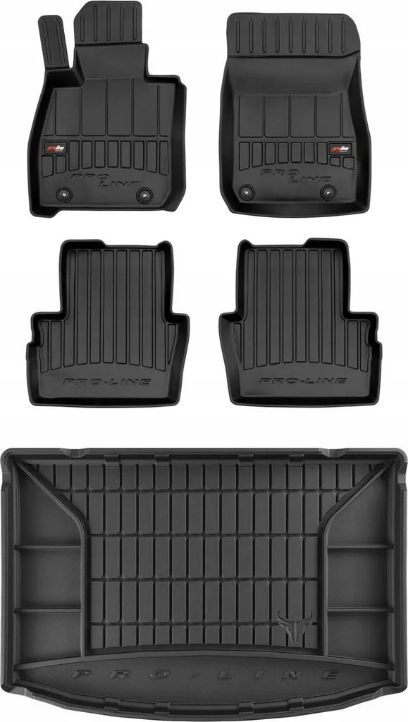 SET Tappetini Gomma 3D Mazda CX-3 2015-2022 su Misura - Alta Protezione