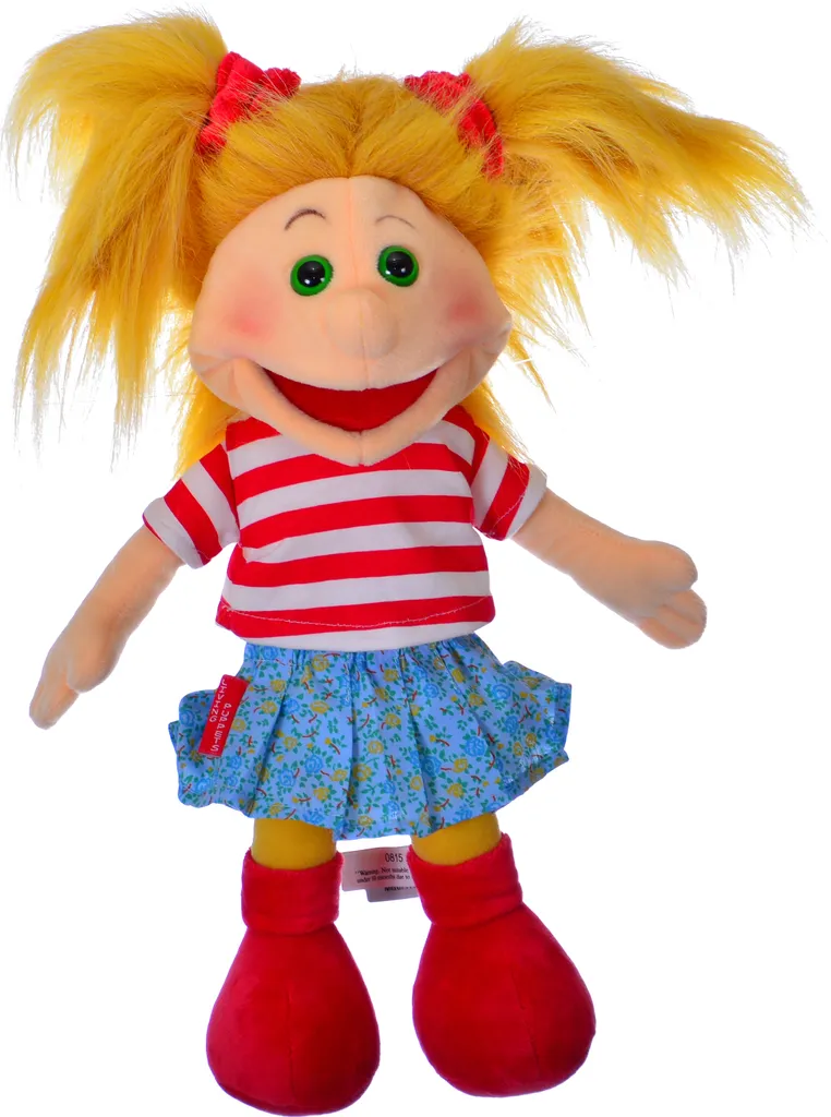 Marionnette Gisell 35cm Living Puppets avec bouche mobile articulée