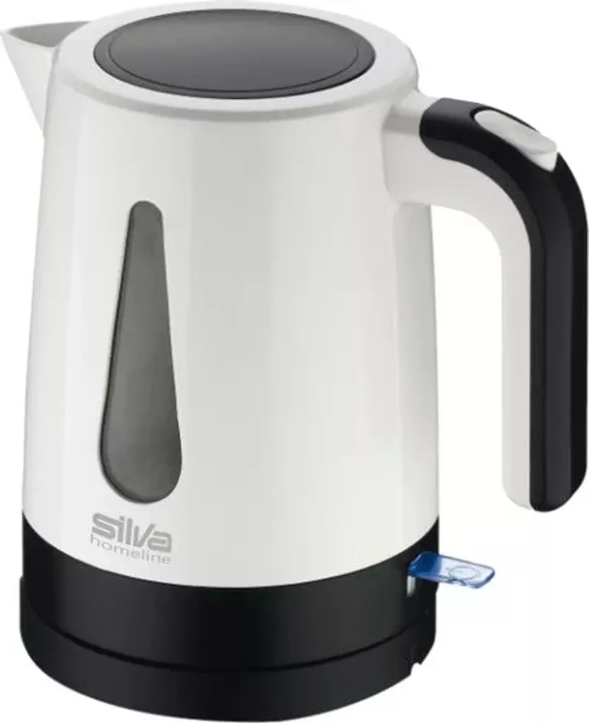 Bouilloire électrique blanche 1.7L sans fil avec arrêt automatique