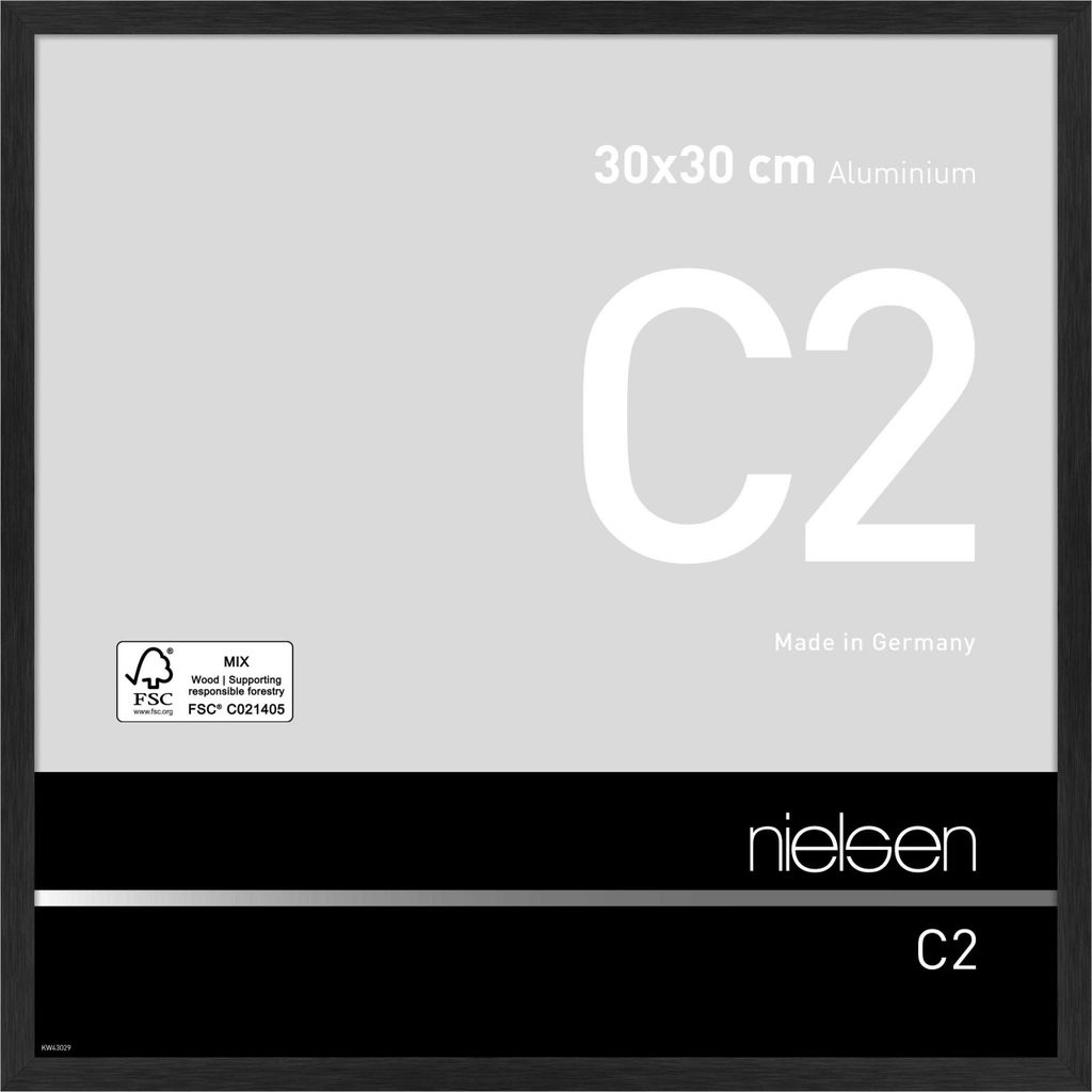 nielsen Aluminium Bilderrahmen C2, 30x30 cm, Struktur Produktbild 