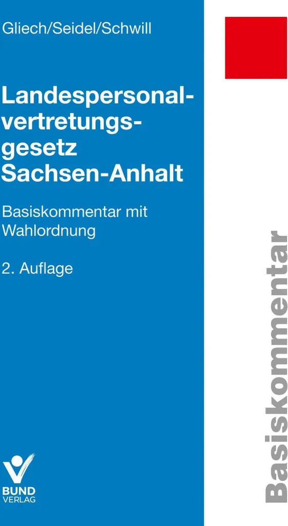 Code LPersVG Sachsen-Anhalt édition annotée avec index complet - 2