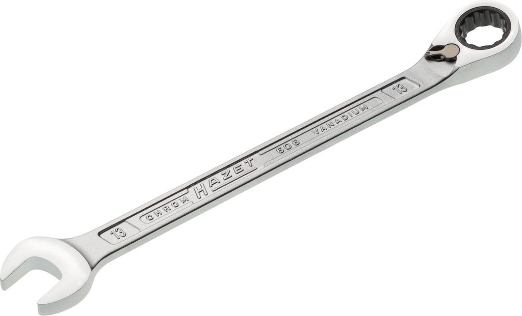 HAZET 606-13, 13 mm, Chrom, Chrom-Vanadium-Stahl, 1 Stück(e)