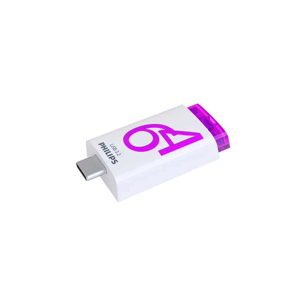 Philips Click Series 64GB USB-C 3.2 Gen 1 - Memoria Esterna Professionale