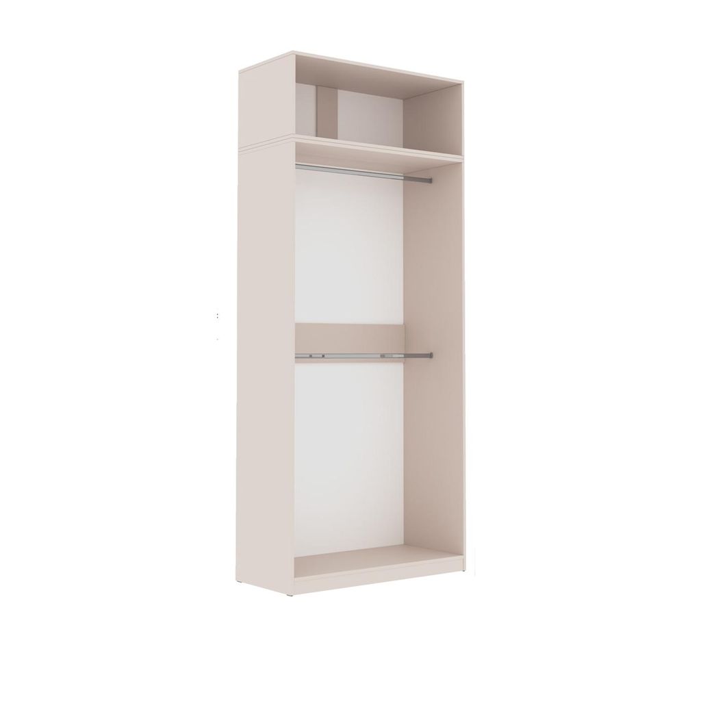 Marmex Kleiderschrank mit aufsatz TRES 01/1N Cashmere 100x246x51 cm
