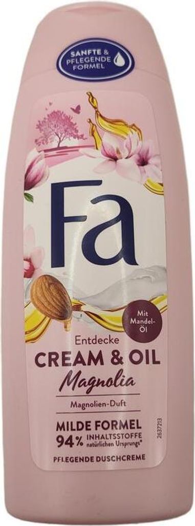 Fa Shower Cream & Oil Magnolia 250ml