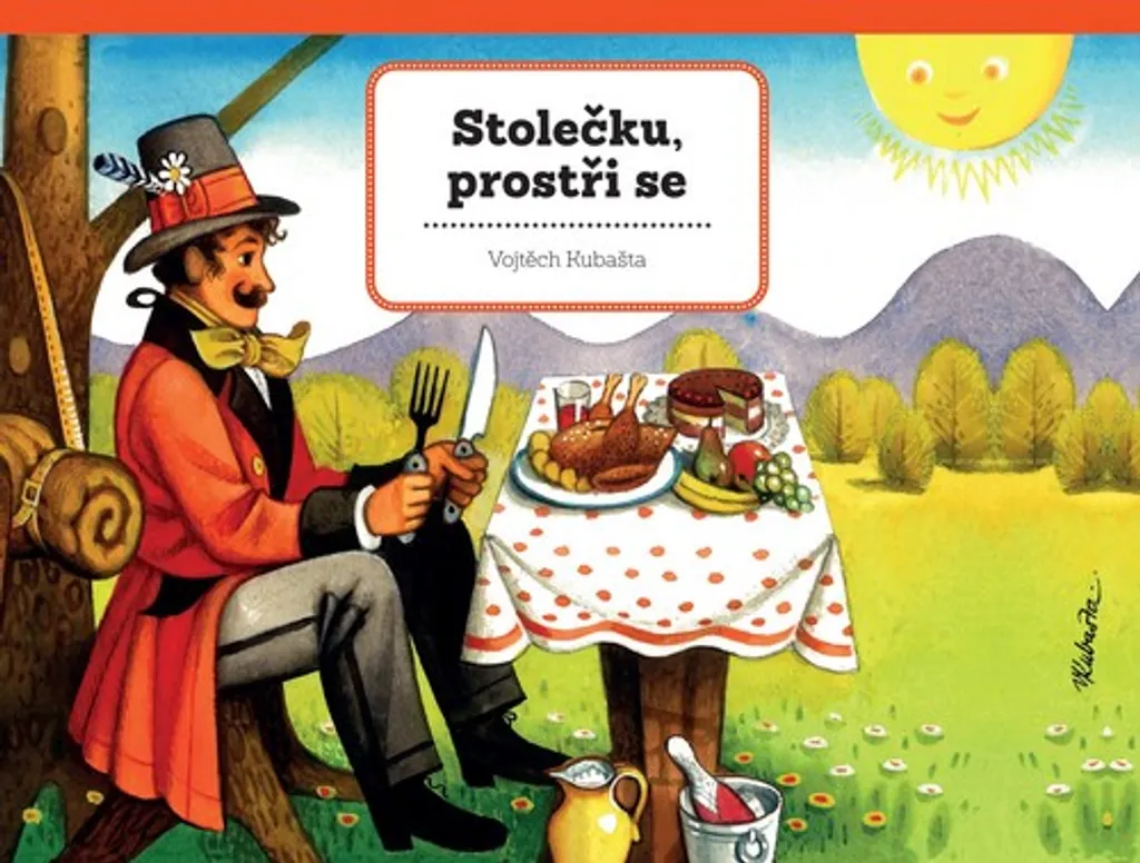 Livre pop-up Stolečku prostři se par Vojtěch Kubašta en 3D vintage