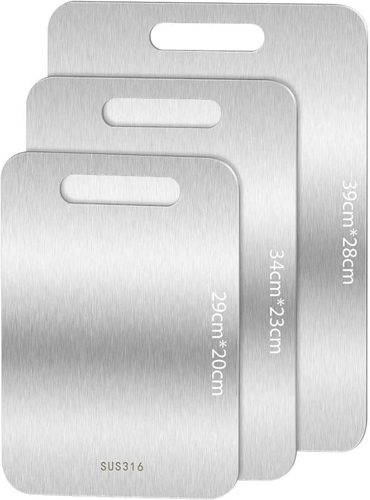 PolkaHome® S316 Schneidebrett aus Titan, 3-teilig, Produktbild 