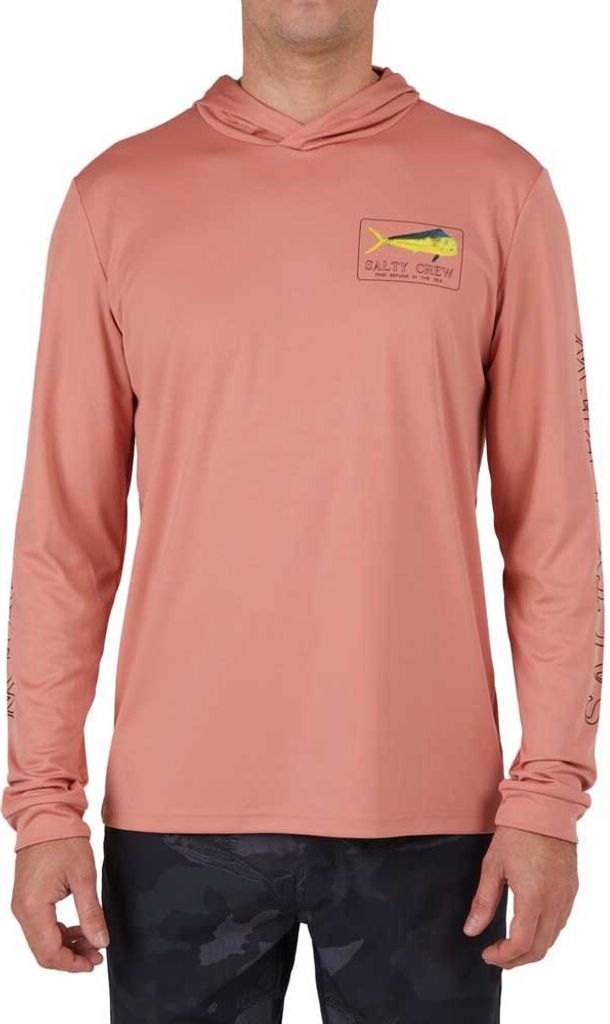 Salty Crew Golden Mahi Langarm-t-shirt Orange XL Mann Orange XL