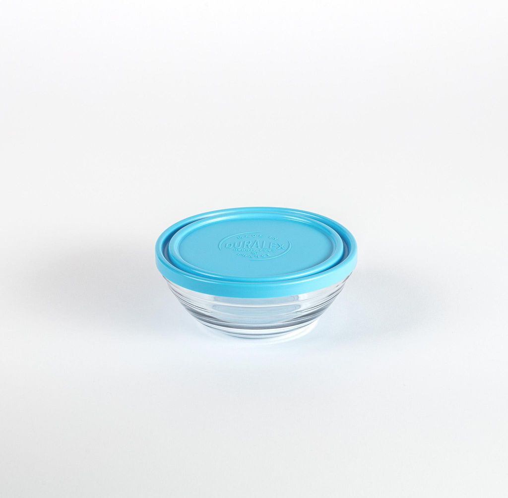 Freshbox - Boite de conservation ronde couvercle bleu 50cl Image du produit 