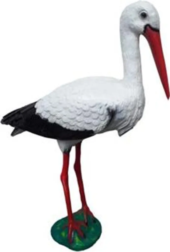 Statue de Cigogne Abstraite en Métal pour Décoration Extérieure Jardin