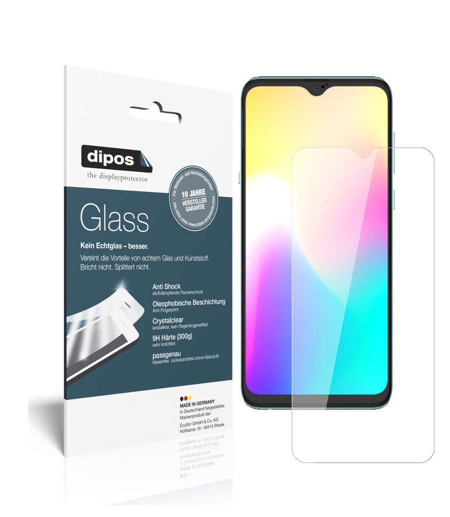 2x Schutzfolie für Hisense Infinity H30 - Anti-Shock 9H Folie dipos Glass Kunststoffglas