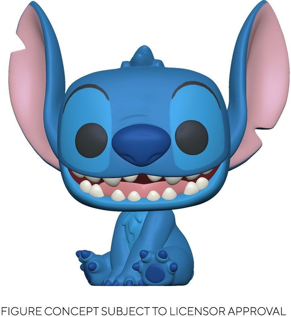Lilo & Stitch POP! Disney Vinyl Figur Smiling Seated Stitch Zdjęcie produktu 