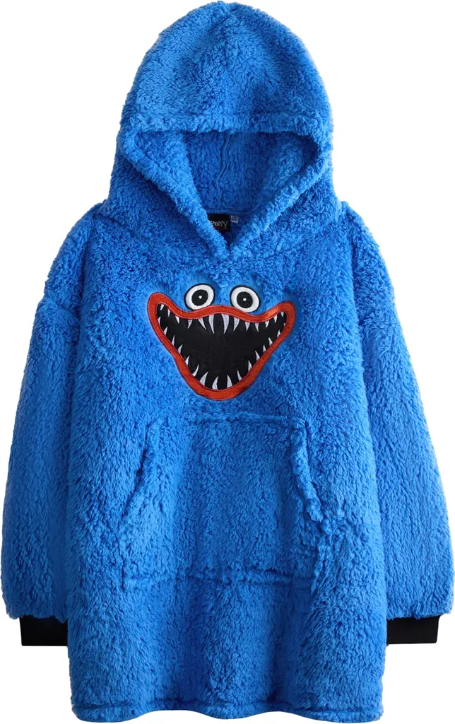 Poppy Playtime - Hoodie de couverture bleu garçon NS8606 Taille unique