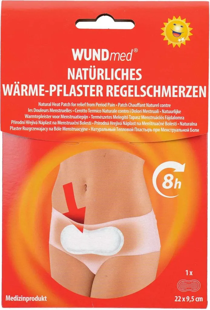 WUNDmed Cerotto Termale Naturale 02-055 - Sollievo Ciclo 22x9,5cm