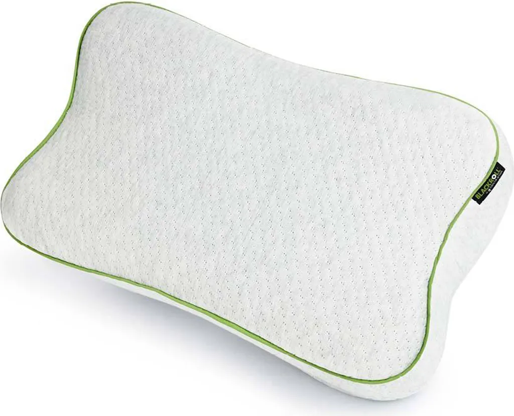 Oreiller Recovery Pillow Blackroll respirant et ergonomique de voyage