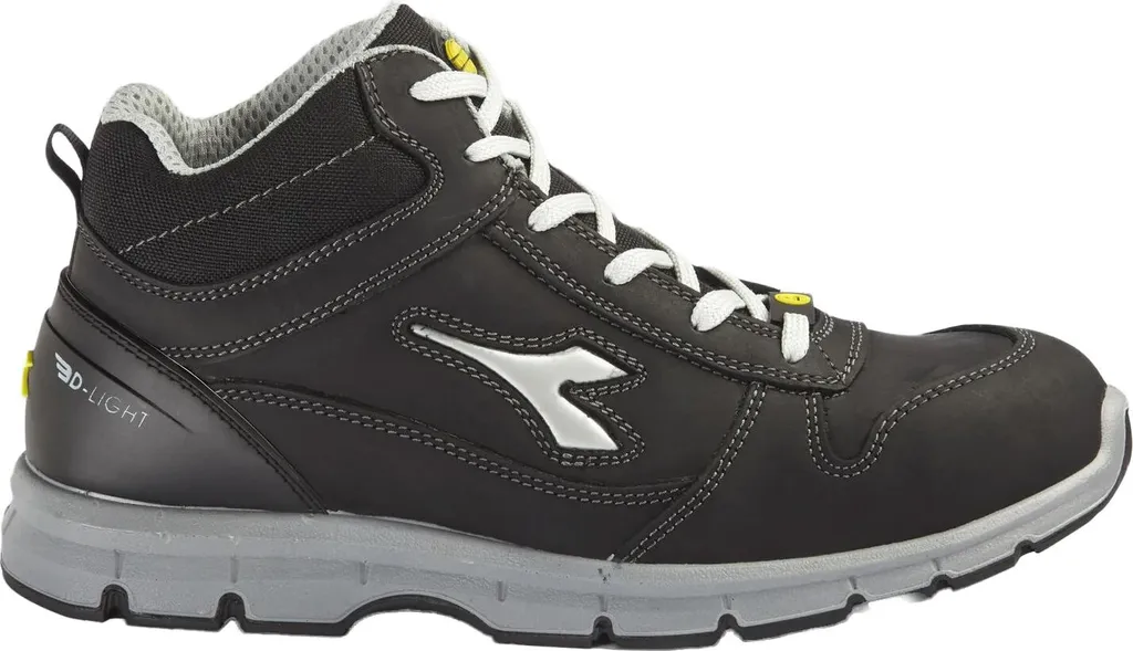 Chaussures de sécurité montantes S3S DIADORA RUN MID - Taille 45 Noires