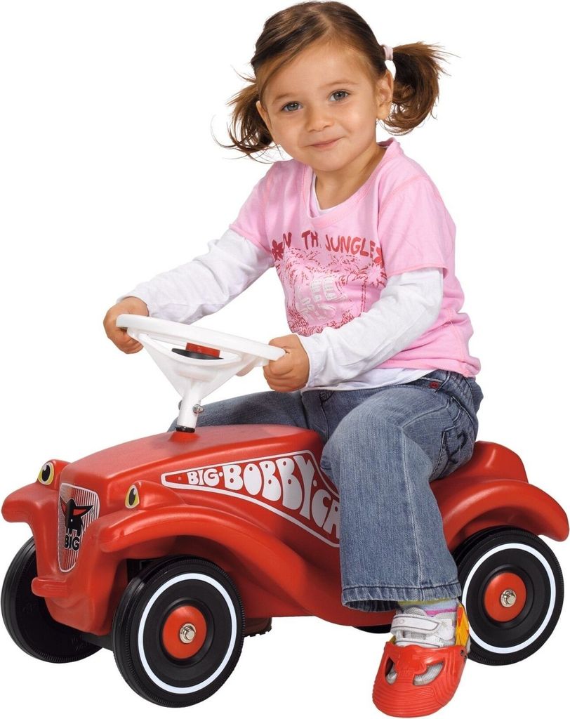 Big Bobby Car Classic z oponami Whisper czerwony 56053 Zdjęcie produktu 5