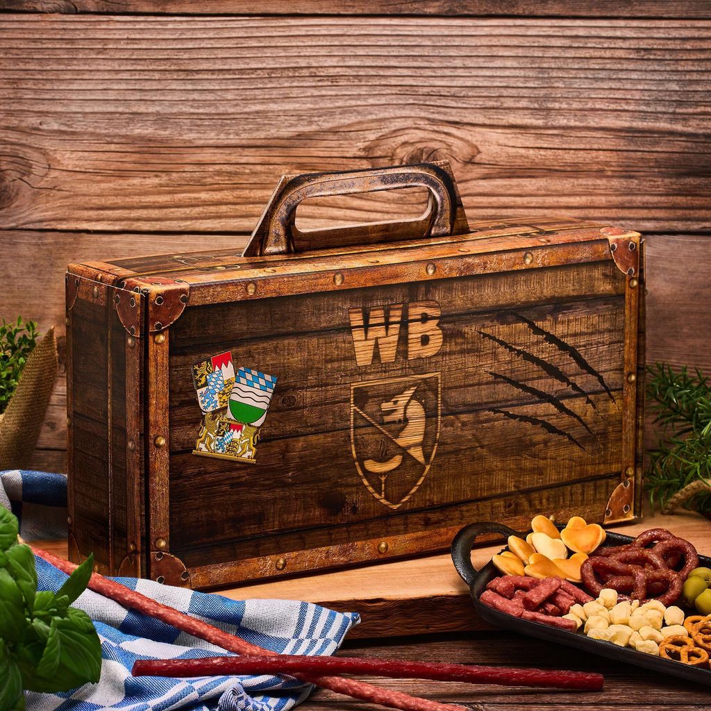 Geschenk Koffer mit 24 besonderen Wurst und Salami Snacks Produktbild 2