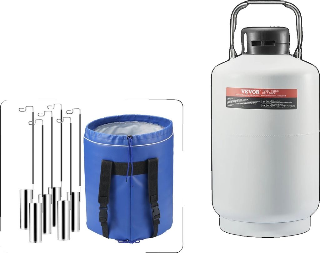 Réservoir d'azote liquide, capacité de 30 l, structure en Image du produit 