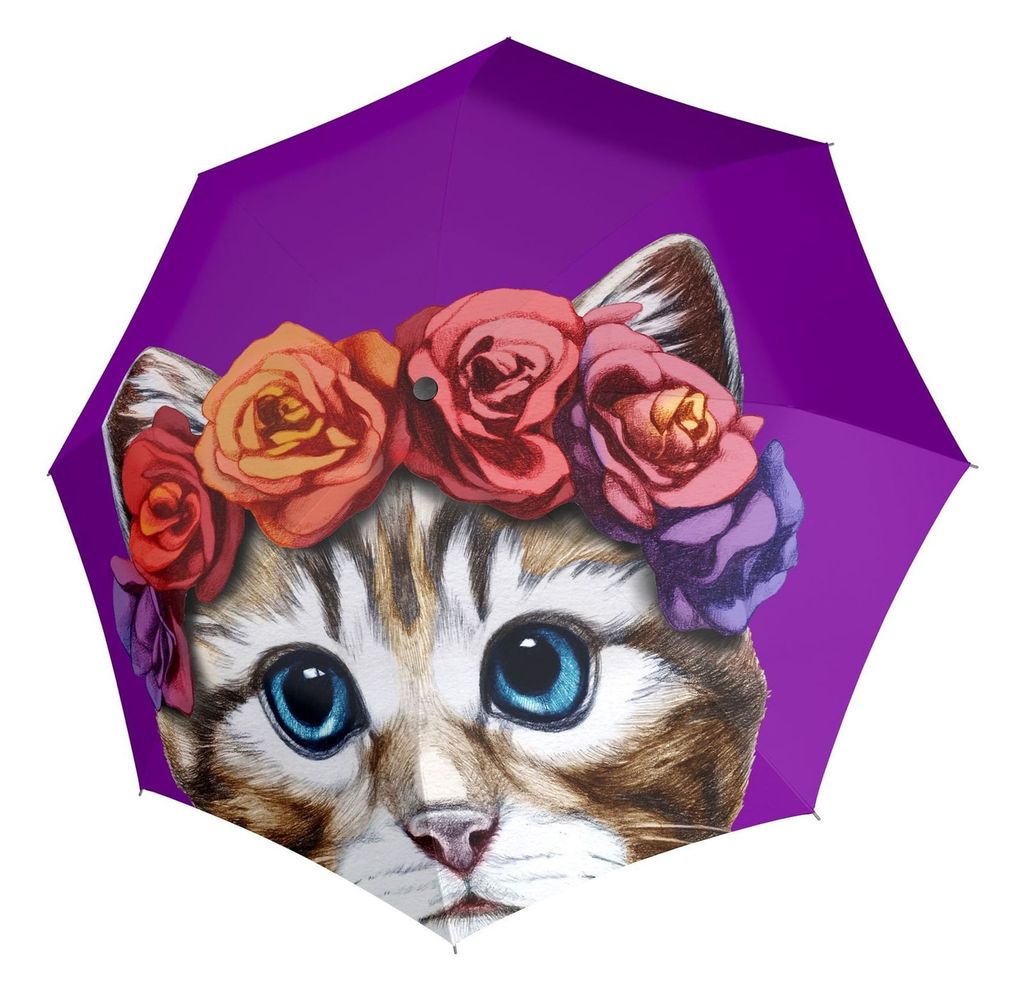 doppler Taschenregenschirm Regenschirm Modern.Art Magic Mini Little Beauty mehrfarbig