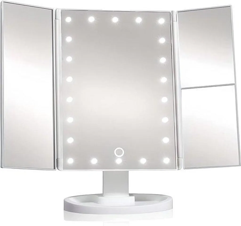 Miroir de Table Lumineux pour Maquillage de Précision et Soins LED