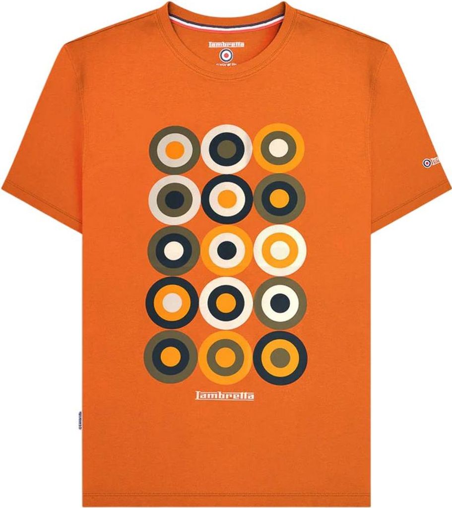 Lambretta - T-Shirt für Herren LB403 (4XL) (Aprikose)