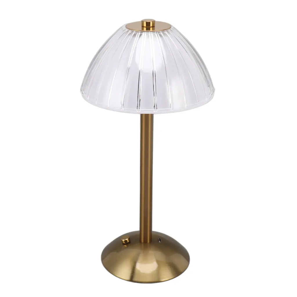 Lampe de table industrielle LED rechargeable USB intensité réglable