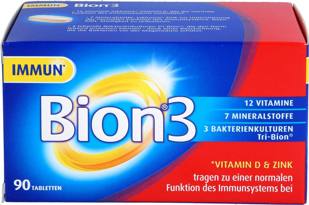 Bion 3 Vitamine, Mineralstoffe, Bakterienkulturen Produktbild 