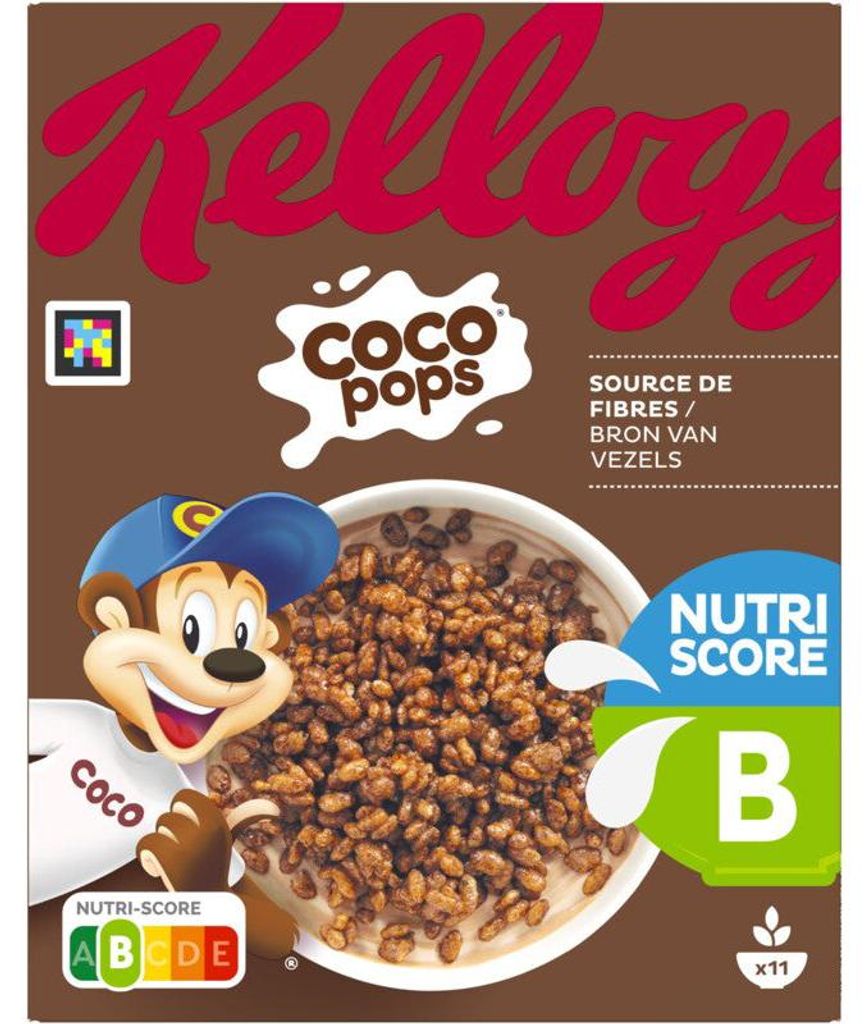 Kellogg's Coco Pops Cereali da colazione 330g - Fiocchi di Immagine del prodotto 