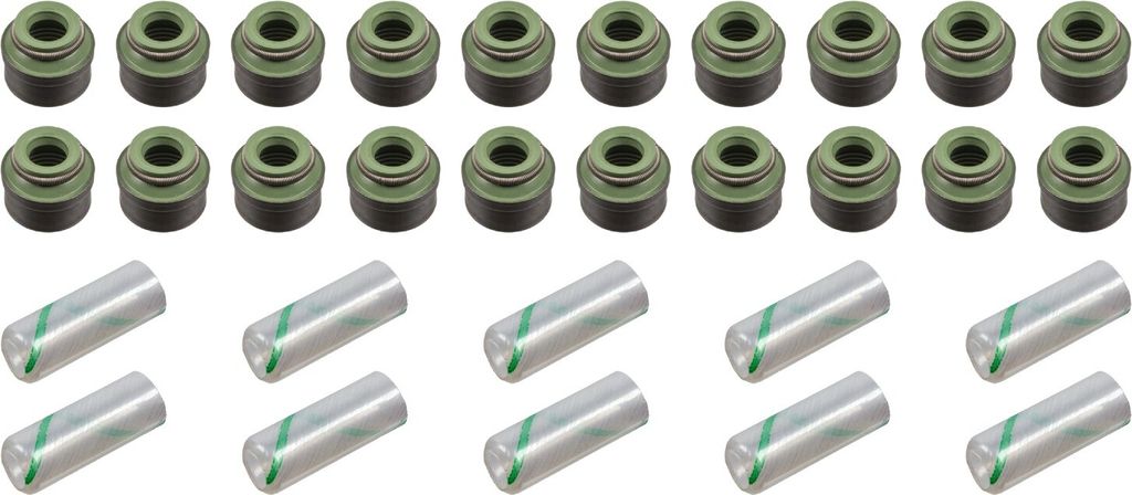 FEBI BILSTEIN Ventilschaftdichtung-Satz 15499 passend für MERCEDES-BENZ C-Klasse Limousine (W202) Gummi 9 11mm 0,03kg