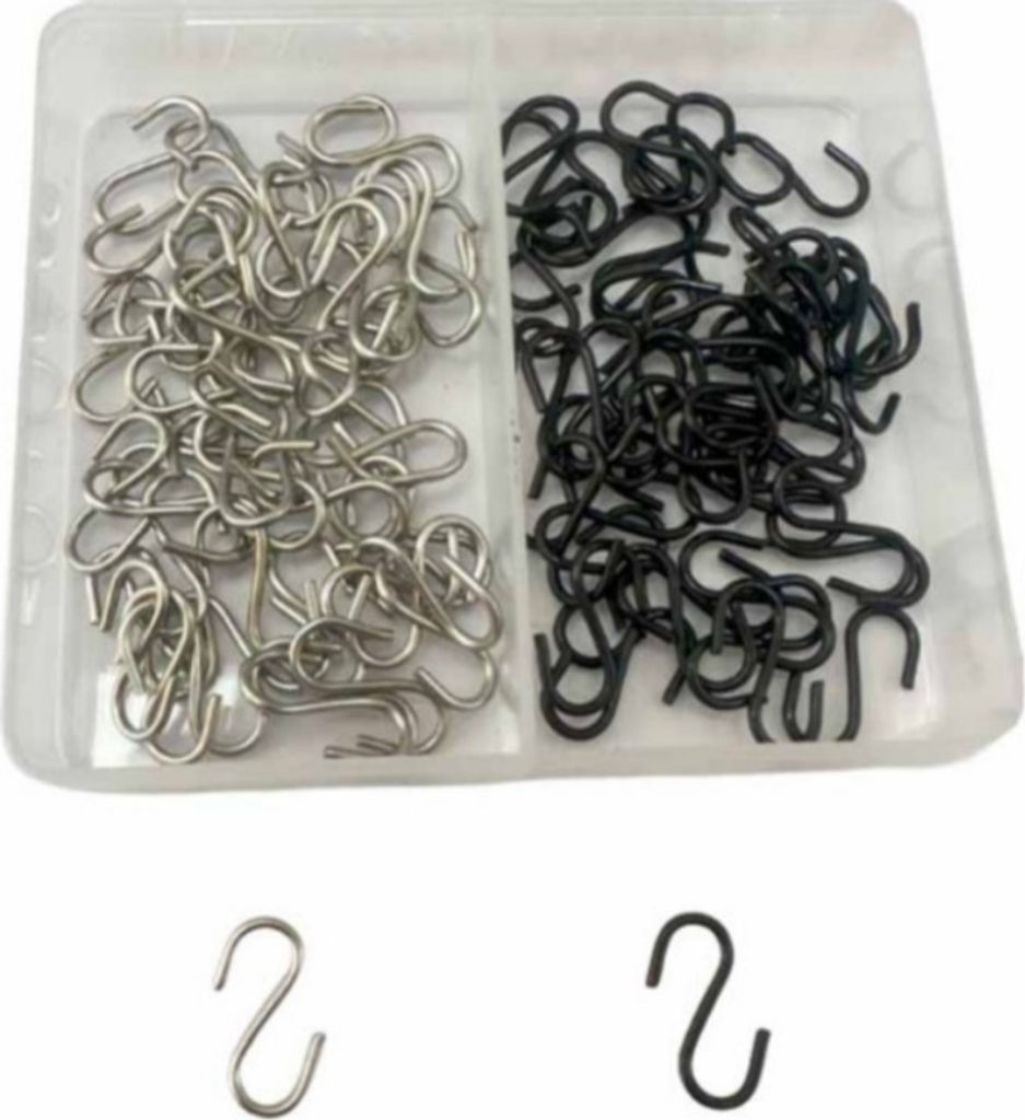 INF S-Haken aus Edelstahl (100 Stück)