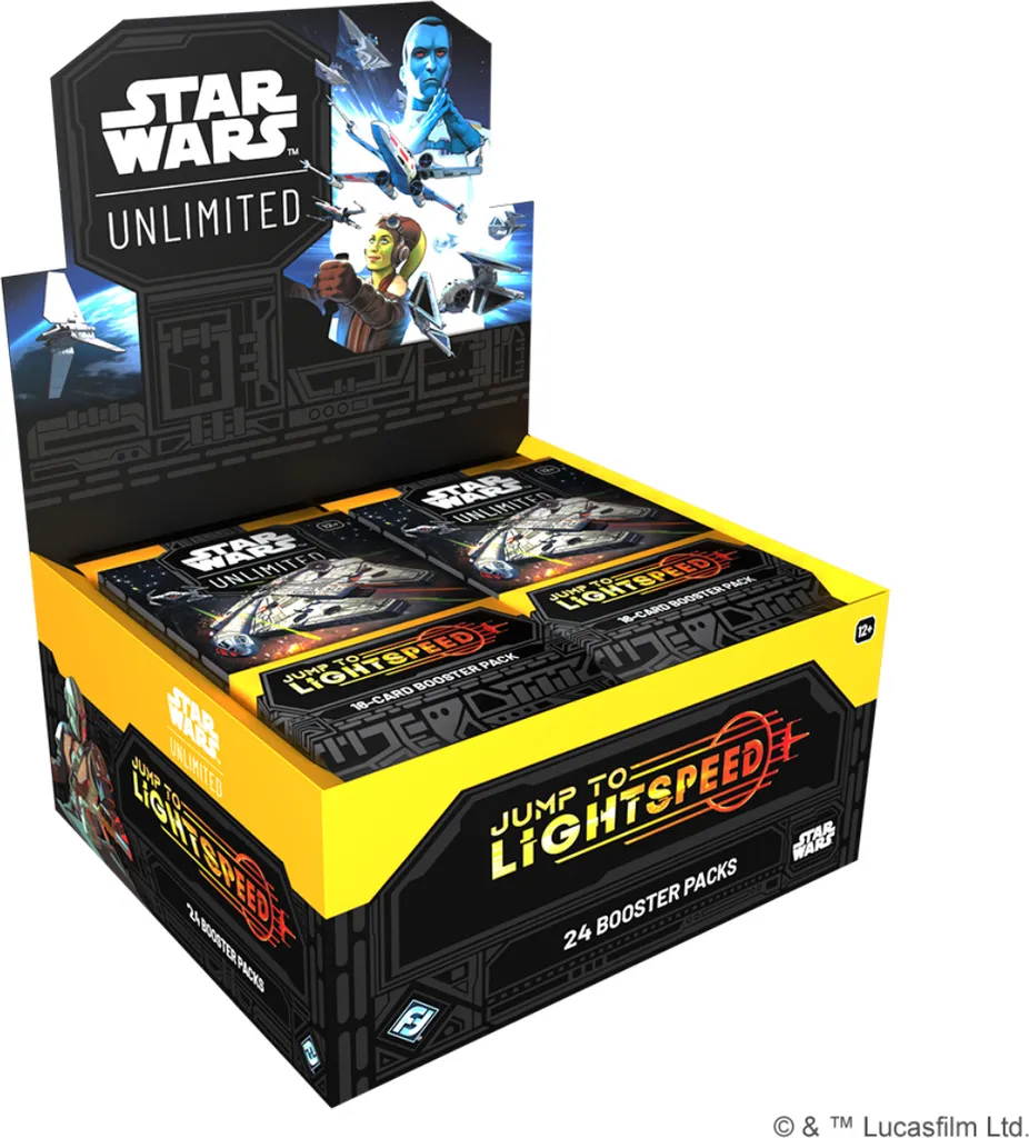 Booster de cartes Star Wars Unlimited vitesse lumière rapide