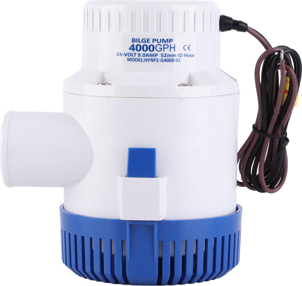 Tauchpumpe 4000GPH Automatische DC Elektrische Bilgepumpe für Pool Entwässerung Brunnen Hot Tub Garten Teich Keller 24V