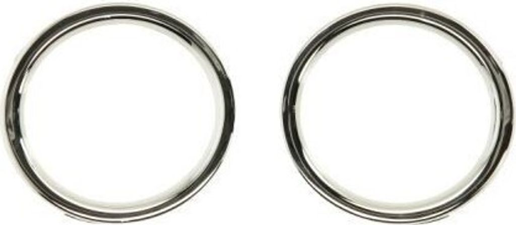 BLIC Lüftungsgitter Grill Stoßfänger für RENAULT Clio IV Schrägheck (BH) mit Loch/Löchern für Nebellampen Chrom