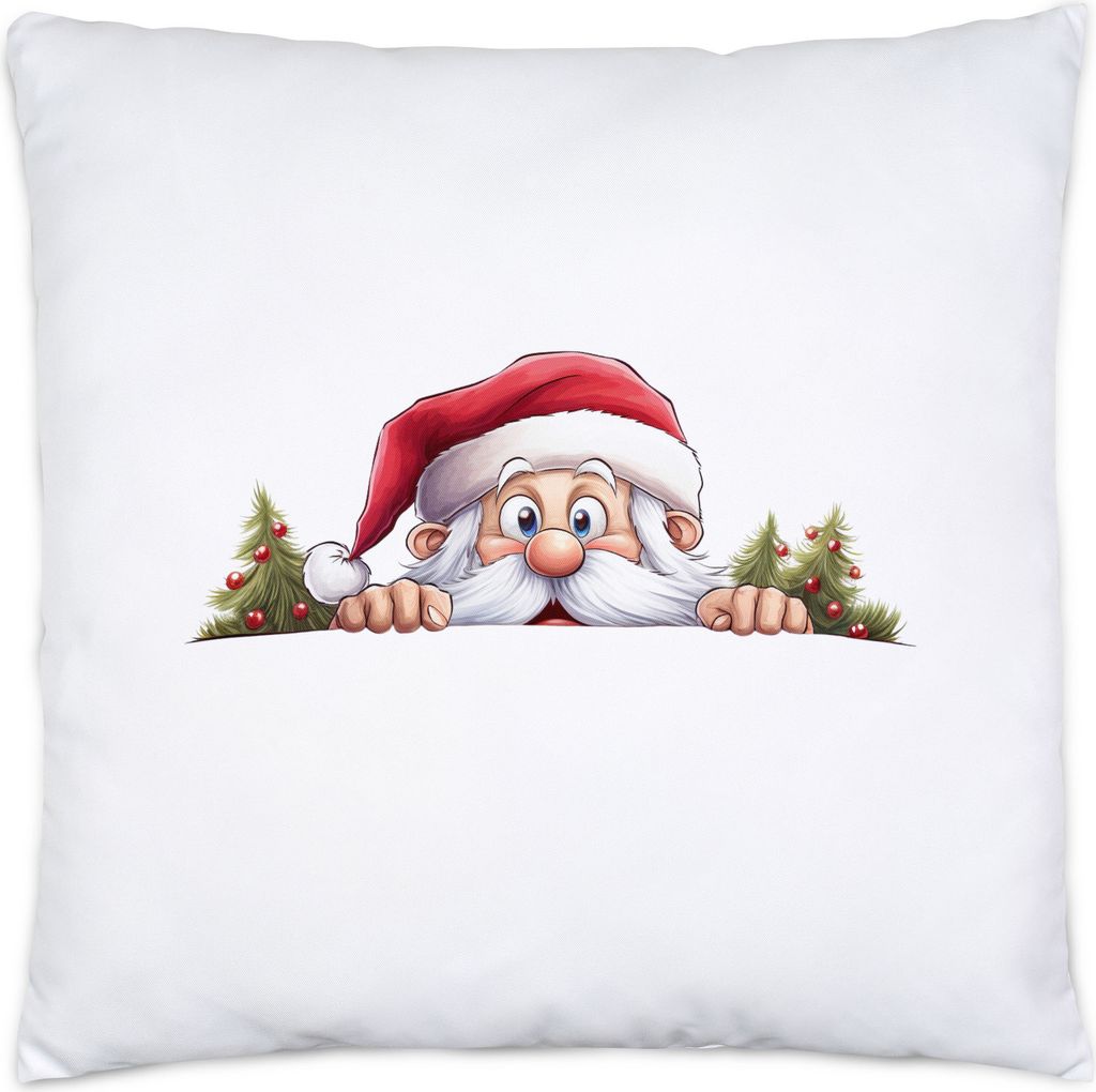 Süßer Weihnachtsmann Kissen Inkl. Füllung Weihnachten Christmas Nikolaus Advent
